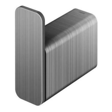 Imagem de Cabide Docol Flat Grafite Escovado 960970