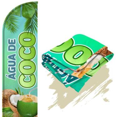 Imagem de Bandeira Para Wind Banner (só tecido) Água de Coco - Fadrix