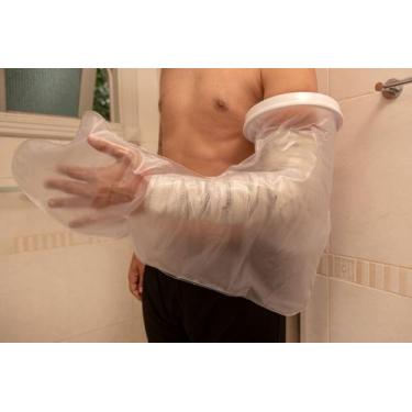 Imagem de Protetor Impermeável Para Braço Gesso Curativo Banho Tovcare