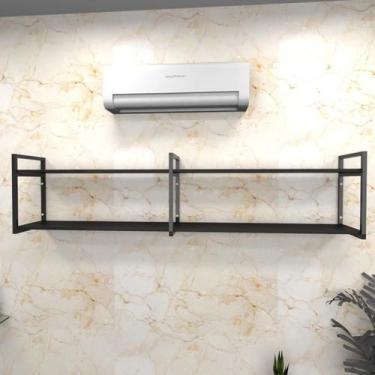 Imagem de Estante industrial escritório aço cor preto 180x30x40cm (C)x(L)x(A) co