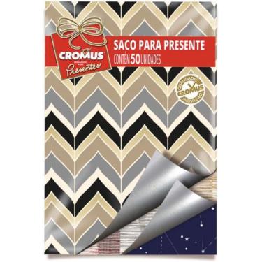 Imagem de Saco Metalizado 50X70CM Casual MIX Sortido Pacote com 25 - Cromus