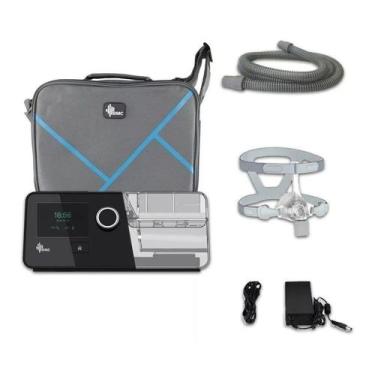 Imagem de Kit CPAP Auto G3 A20 com Umidificador e Máscara Nasal N5 (todos os tam