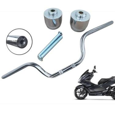 Imagem de Guidão Cromado PCX 150 Peso Compatível Todos Anos Design Moto - new