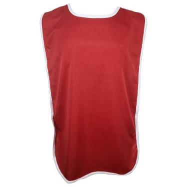 Imagem de Colete Esportivo de Futebol Lance Adulto Unissex, Único, Vermelho