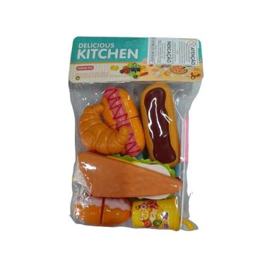 Imagem de Conjunto Comidinha Cooking Toys 8 Peças N2441107 - Quanhe