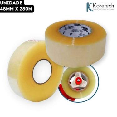 Imagem de Fita Adesiva Durex Transparente 2215 Koretech - 48mm x 280m 48x280 - U