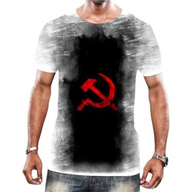 Imagem de Camiseta Camisa Comunista Comunismo Foice Martelo Art 1 - Enjoy Shop, 