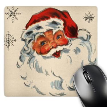 Imagem de 3dRose Mouse pad LLC 20 x 20 x 0,65 cm Papai Noel e os flocos de neve (mp_29061_1)