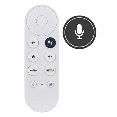 Imagem de ECONTROLLY Controle remoto de voz de substituição adequado para Google G9N9N 2020 GA01923-US GA01920-US GA01919-US Chromecast 4K TV