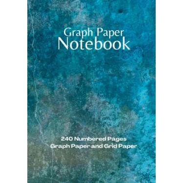 Imagem de Executive Graph Paper Notebook: Project Workbook with 240 Numbered Pages Quad Ruled 5 x 5 Graph Paper and Dot Grid Paper | 7" x 10" Executive Size | PLUS Journal Pages | For Ideas, Notes, Sketches