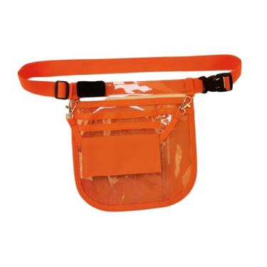 Imagem de YIJU Pochete de enfermeira para mulheres, suprimentos profissionais de enfermagem, ferramenta de enfermeira, bolsa de cinto, Laranja