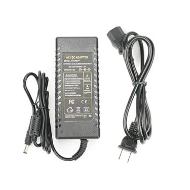 Imagem de Adaptador de alimentação 12V 8A, transformadores AC100-240V para DC12V, fonte de alimentação para luz de tira LED, roteador sem fio, gatos ADSL, câmeras de segurança, 8A Max, 96 Watts máx. 2,1 mm X 5,5 mm Plugue EUA
