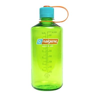 Imagem de Nalgene Garrafa de água Sustain Tritan livre de BPA feita com material derivado de 50% de resíduos de plástico, 946 ml, boca estreita, pera