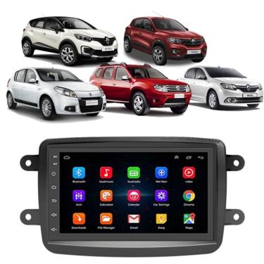 Imagem de Kit Multimídia Captur Duster Oroch Android 7 Pol 2/32GB Carplay - 701K FirstOption