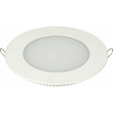 Imagem de Luminaria Led Plafon Taschibra Embutir Redondo 06W 6500K 12Cm
