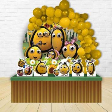 Imagem de kit festa painel redondoDecoração Colmeia Feliz - IMPAKTO VISUAL