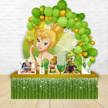 Imagem de kit Festa Painel Redondo Decoração Sininho  1,50 Diâmetro- IMPAKTO VIS