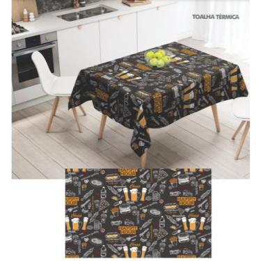 Imagem de Toalha De Mesa Térmica Quadrada  Plástico - Romance, 24, 1.40mx1.40m