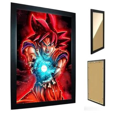 Imagem de Quadro C/Moldura Dragon Ball - Goku Super Saiyajin RED