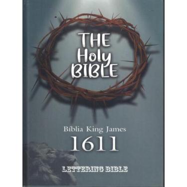 Imagem de Livro - Biblia King James 1611 Ultrafina Lettering Bible - Coroa De Es