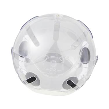 Imagem de IEUDNS Capuz de cães de estimação focinho de cachorro, claro, resistente, respirável, focinho de gato, capacete de estimação para aparar o treinamento de