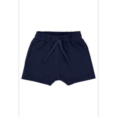 Imagem de Short Básico para Bebê Menino em Moletom Up Baby, Azul marinho, P
