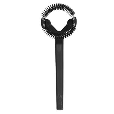 Imagem de Limpador de escova de máquina de café destacável GRCFUMO, escova de café redonda, pincel de moer de café curto para moedor de café, máquina, leite fothers (58mm 21x7.8cm)