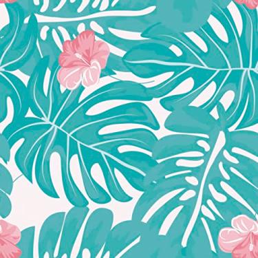 Imagem de Papel De Parede 10m Adesivo Lavável Costela De Adão Azul