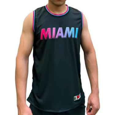 Imagem de Regata Basquete Miami Micro Dry BAK Sports Treino Academia, M