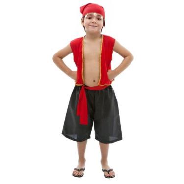 Imagem de Fantasia Cigano Infantil Masculino - Jade Fashion, M