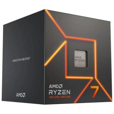 Imagem de Processador Amd Ryzen 7 7700 3.80Ghz 8 Núcleos 40Mb Socket Am5 Com Coo