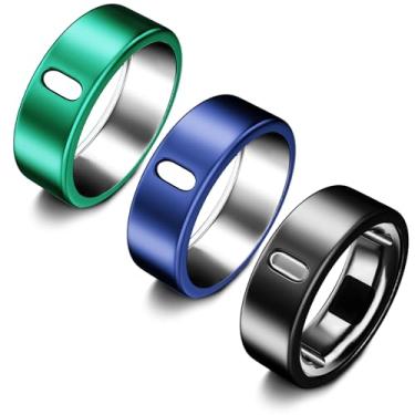 Imagem de Pacote com 3 capas compatíveis com Oura Ring Gen 4/Oura Ring Gen 3 Horizon/Gen 3 Heritage, Surport Charging com capa, protetor de TPU antiarranhões para homens e mulheres