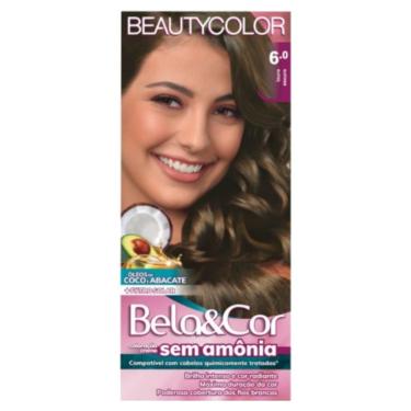 Imagem de Tintura Creme Bela&Cor sem Amônia 6.0 Louro Escuro Beautycolor