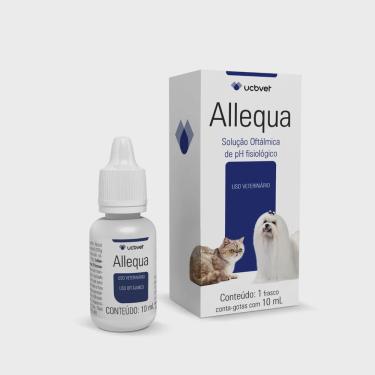 Imagem de Colírio Allequa Solução Oftálmica para Cães e Gatos ucbvet 10ml