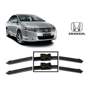 Imagem de Par de Palhetas Limpador de Parabrisa Dianteiro Honda City 2009 2010 2011 2012 2013 2014