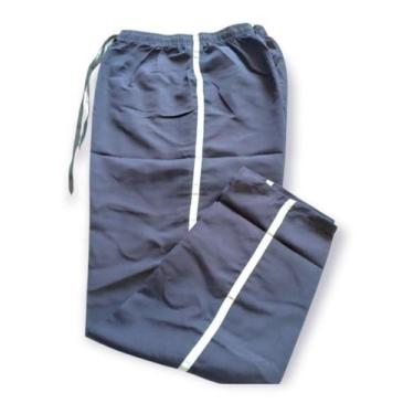 Imagem de Kit 10 Calças Masculinas Tactel Esportiva, Azul, Marinho, G