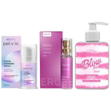 Imagem de Creme Clareador Aromatizante Virilha Blow Perfume Sexy Kit - Kalya