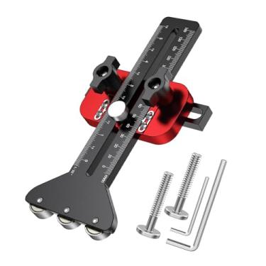 Imagem de Guia de Gabarito para Serra de Mesa com Gabarito de Corte Fino para Cortes Estreitos e Repetitivos, Adequado para Ranhuras em U de 3/8" x 3/4", Ranhuras em T de 1/4" x 3/8"