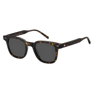 Imagem de Óculos de Sol Tommy Hilfiger 2126/S Marrom Lente Cinza  masculino