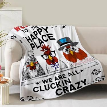 Imagem de Cobertor de frango, presente para mulheres, homens, meninas, meninos, estampa de galo, presente para crianças, adultos, aniversário, dia dos namorados, mães, festival, decoração de Natal, quarto, sala