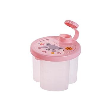 Imagem de Dosador de Leite em Pó 3 Compartimentos c/Tampa Decorado Plasútil