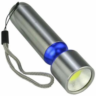 Imagem de Mini Lanterna de LED COB a Pilhas Azul CBRN16518 - Commerce Brasil