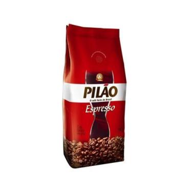 Imagem de Café Expresso em Grãos 1Kg - Pilao - Pilão