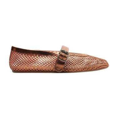 Imagem de Sapatilha Feminina Boneca Tela Fivela Arezzo Lançamento-Feminino