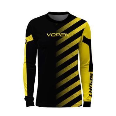 Imagem de Camisa Proteção Solar Masculina Sport - Vopen, Amarelo, P