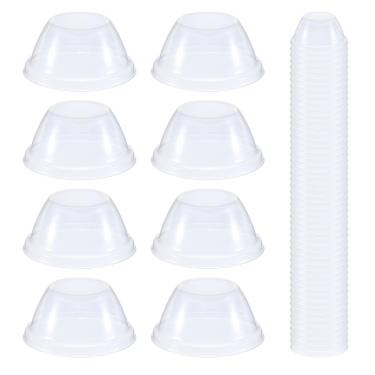 Imagem de 50 peças de cúpulas de cultivo diâmetro externo 4,7 cm/1,85 polegadas cúpula de substituição cúpula de umidade de planta copos hidropônicos início de sementes para cesta de crescimento, estufa