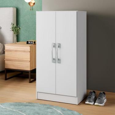 Imagem de Armário Multiuso Leoni 2 Portas Branco - Pnr Móveis, Branco