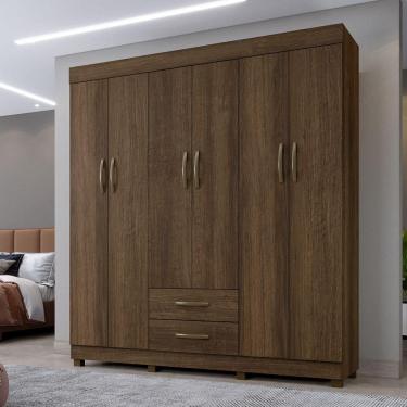 Imagem de Roupeiro Copacabana Com 6 Portas S/espelho Benetil Móveis