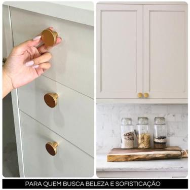 Imagem de 8 Puxador Ponto para Gavetas Armários Portas em Metal, 36mm - Compras 
