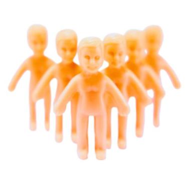 Imagem de Mini Bonequinhos Maquete Bonequinhas Plásticas para Lembrancinhas de F